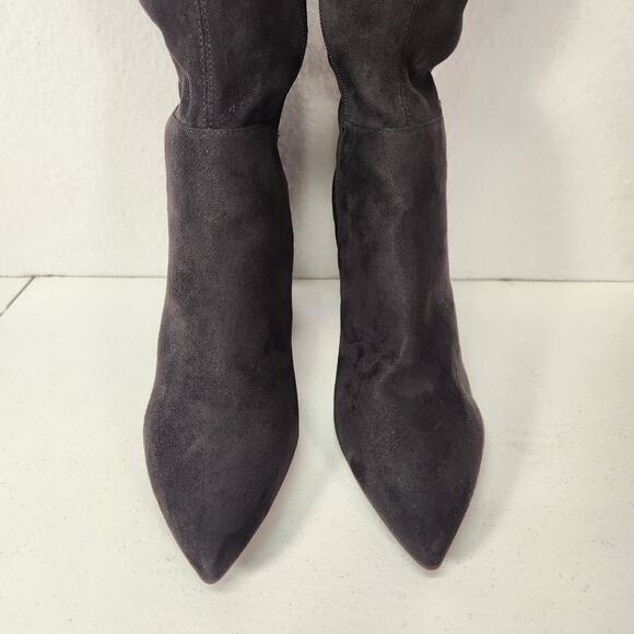 Steve Madden Nifty Pointed Toe Over The Knee Boots Black Women's Size 9M NWOT - Picture 8 of 12